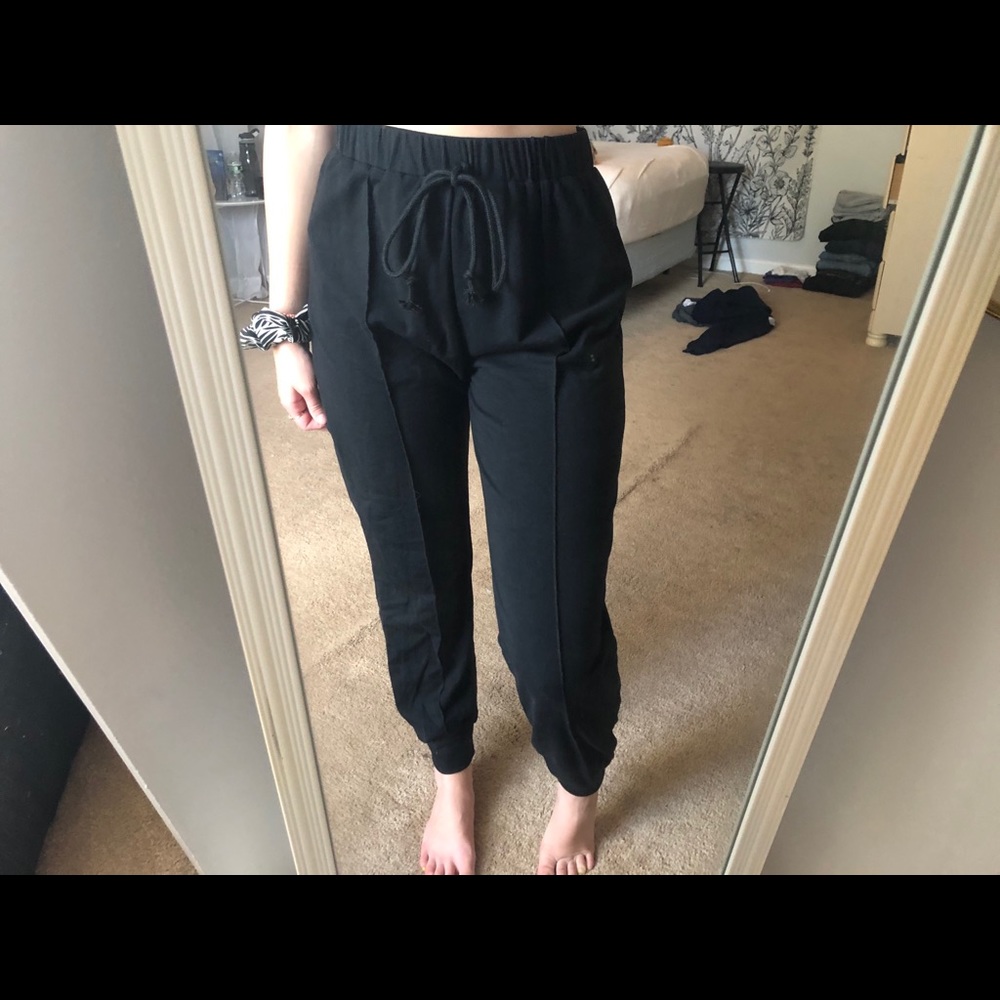 shein black joggers